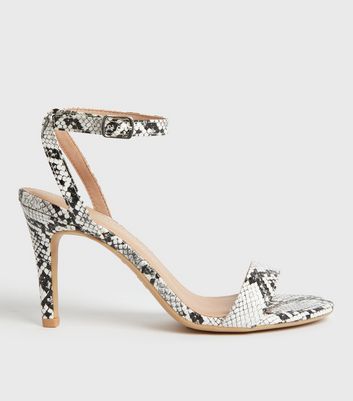 New look outlet snake print heels