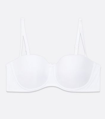 White Multiway Strapless Bra New Look