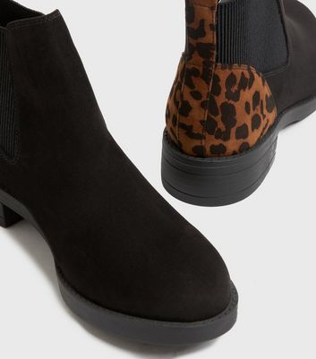 chelsea boots leopard