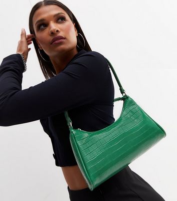 Green hotsell croc handbag