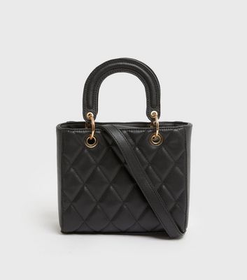 new look black cross body bolsa