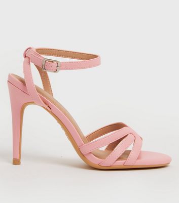 Light pink sandal store heels