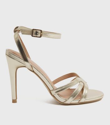 Golden heels | Women Shoes | Preloved – Bechlo.pk