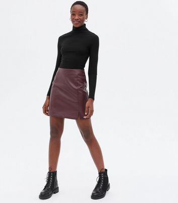 Grey Ribbed Roll Neck Tops 