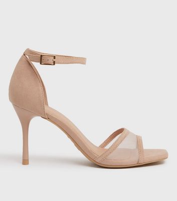 new look beige heels