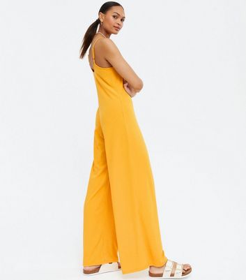 Mustard jumpsuit new store look