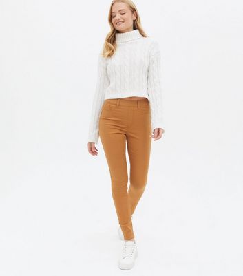 Tan jeggings outlet plus size