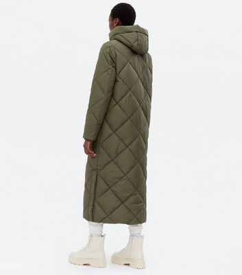 long quilted coat