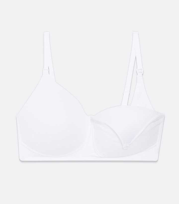 Maternity White Moulded Nursing Bra