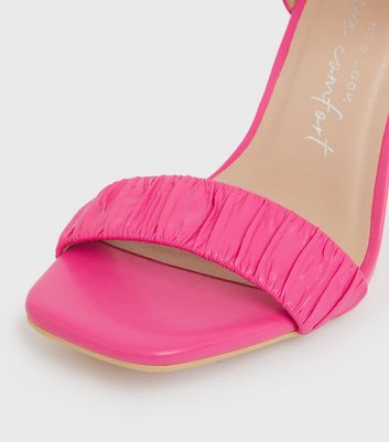 Hot pink clearance wide fit shoes