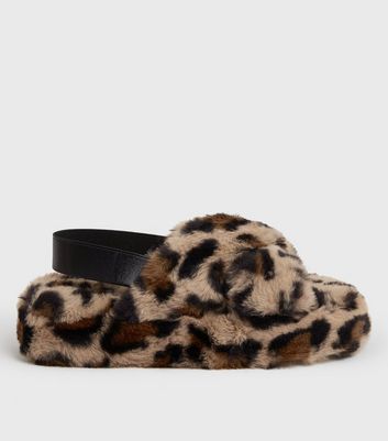 animal print slipper