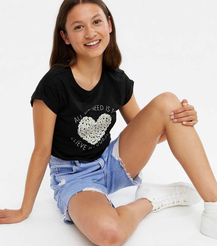 new look daisy t shirt