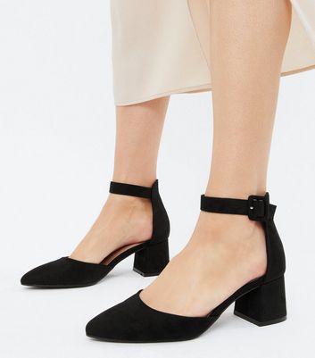 black court heel shoes