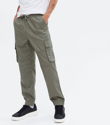 Green Cuffed Straight Leg Cargo 