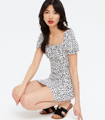 new look dalmatian dress