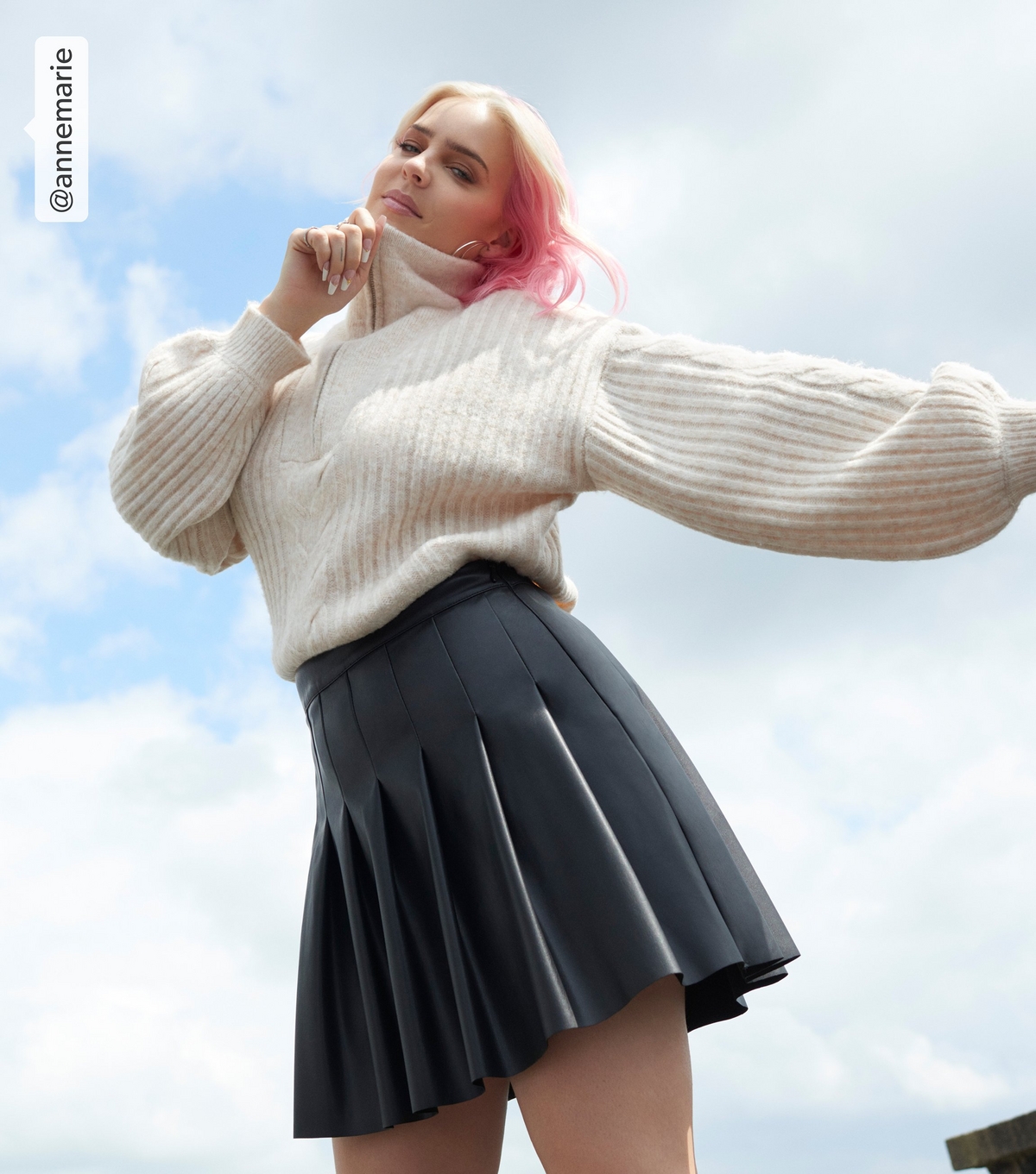 Women's Black Leather-Look Mini Tennis Skirt New Look