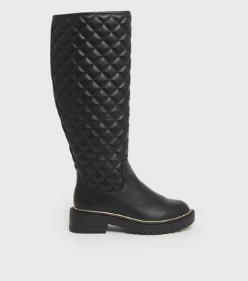 quilted ladies boots