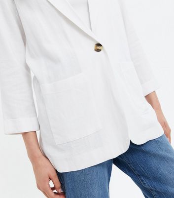 New look linen on sale jackets