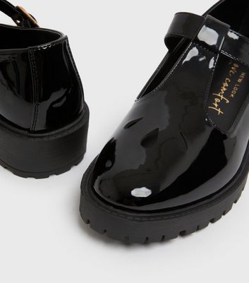 Girls black shop mary jane shoes
