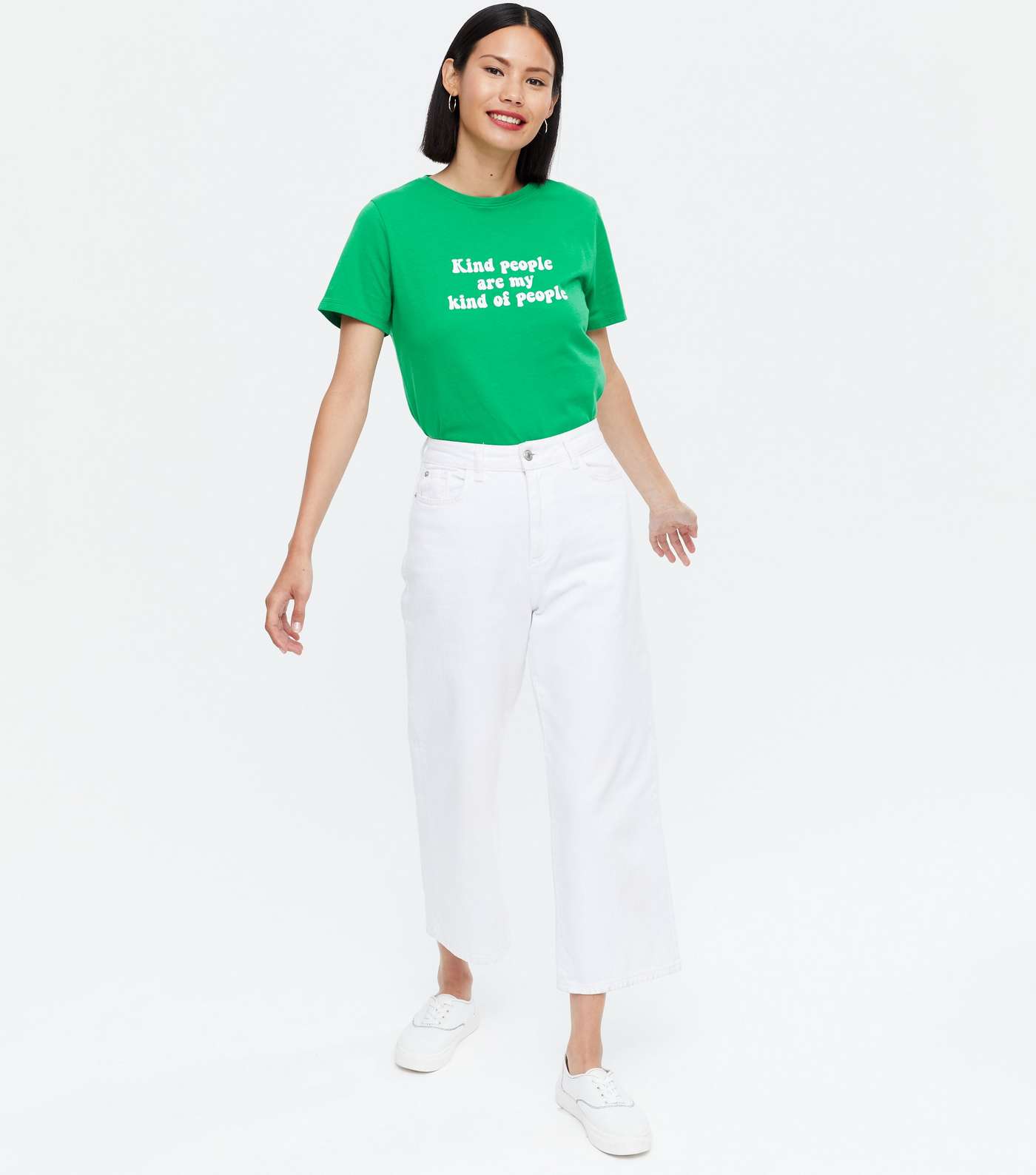 Green Kind People Logo T-Shirt Image 2