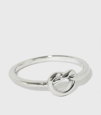 Damen Accessoires Silver Knot Ring