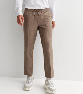 Barbour Mens Trousers Beige Check W36 L36 Long Lightweight Cotton Smart |  eBay