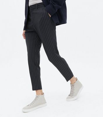 Navy Pinstripe tweed suit 3 Piece Suit | BDtailormade