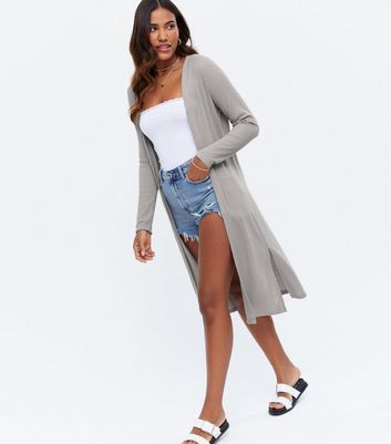 Grey duster outlet cardigan