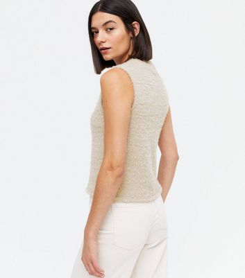 fine knit sleeveless top