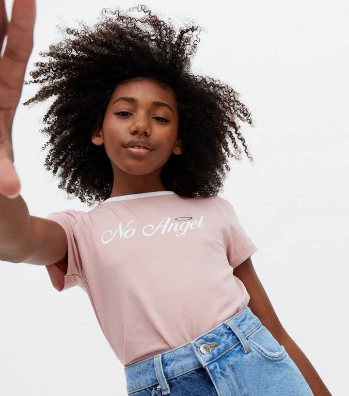 angel shirt pink