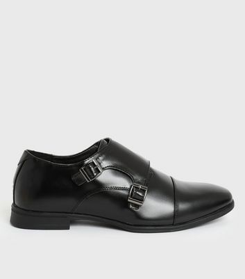 Monk strap 2025 black shoes