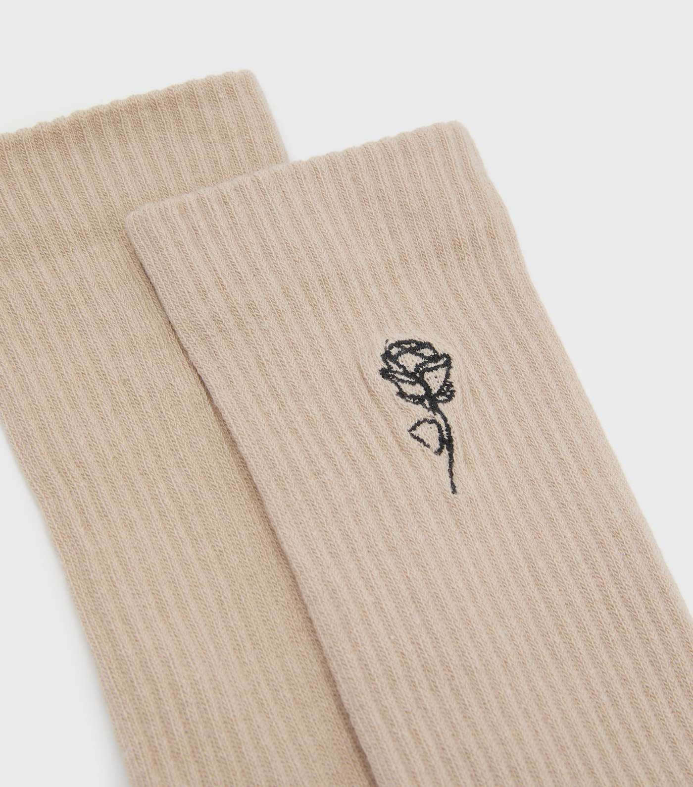 Stone Rose Embroidered Socks Image 2