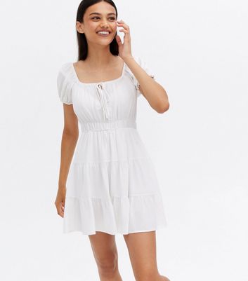 new look linen dress