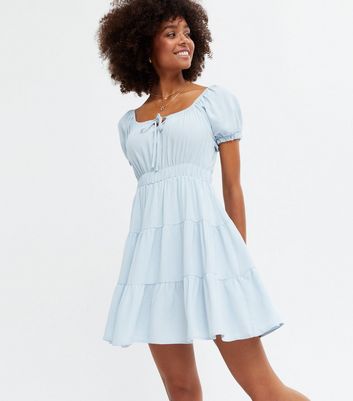 new look tie front dress