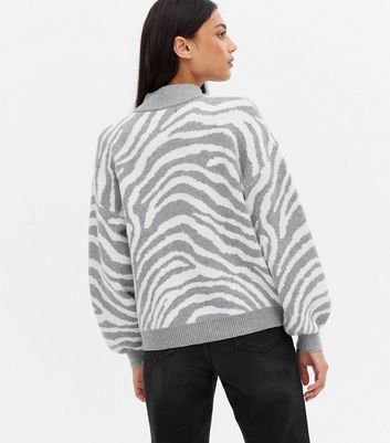 New look zebra jumper sale