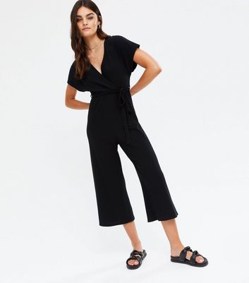 New look cheap black jumpsuit sale