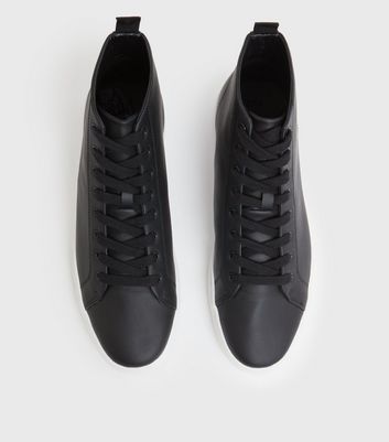 Click to view product details and reviews for Mens Black High Top Trainers New Look.