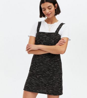 womens jersey pinafore dress