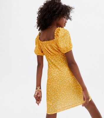 Honey punch yellow clearance dress