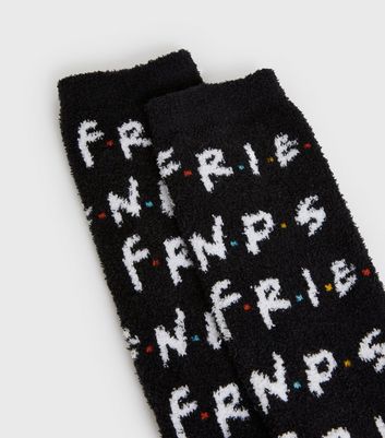 black cosy socks