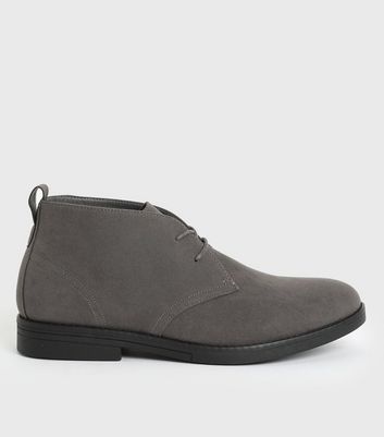 mens dark grey desert boots