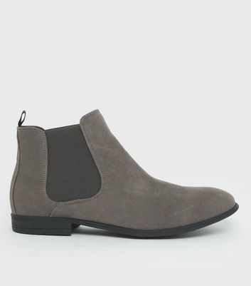 New look cheap grey chelsea boots