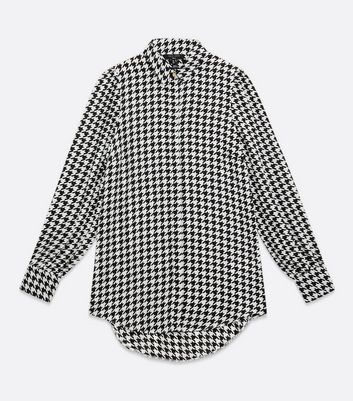 zara dogtooth shirt