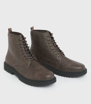 new look mens brown boots