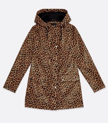 Brown Leopard Print Anorak New Look