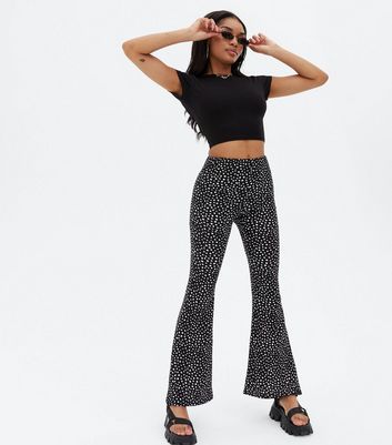 petite flared trousers