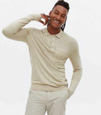 polo long sleeve knit