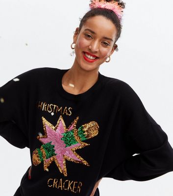 Christmas Cracker Sequin Jumper 
