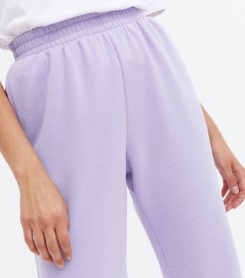 Click to view product details and reviews for Lilac Jersey Cuffed Joggers New Look.