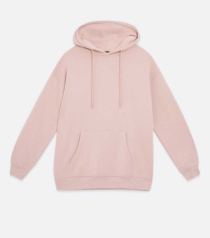 Pale Pink Pocket Front Hoodie | New Look